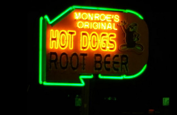 Monroes Original Hot Dog - From Web Site (newer photo)